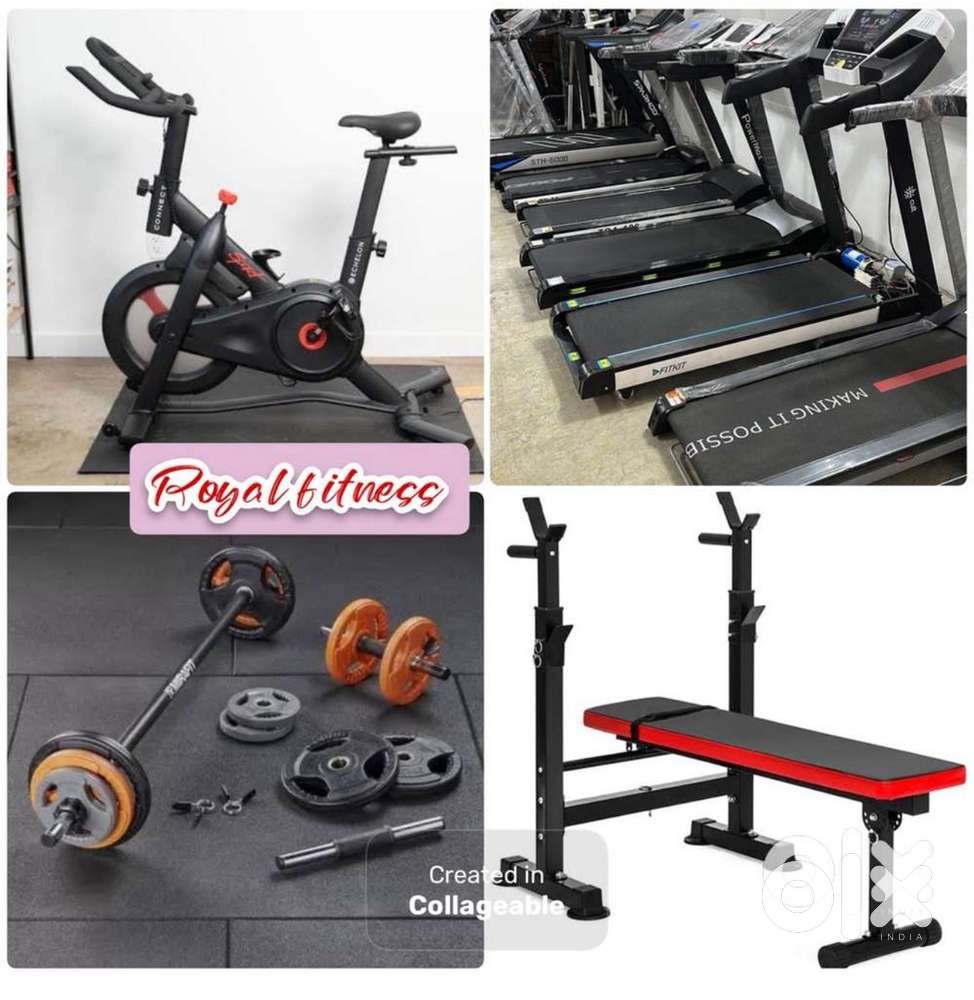 All gym exercise cycle and treadmill available