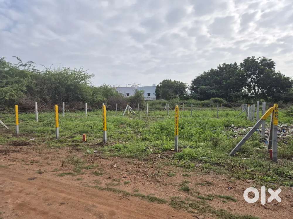 6 cents of land 48ft × 5tft, west facing.