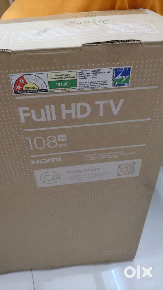 Samsung LED 43 inch crystal 4k