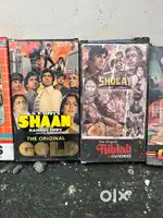 Vcr old videos music & old movies cassates