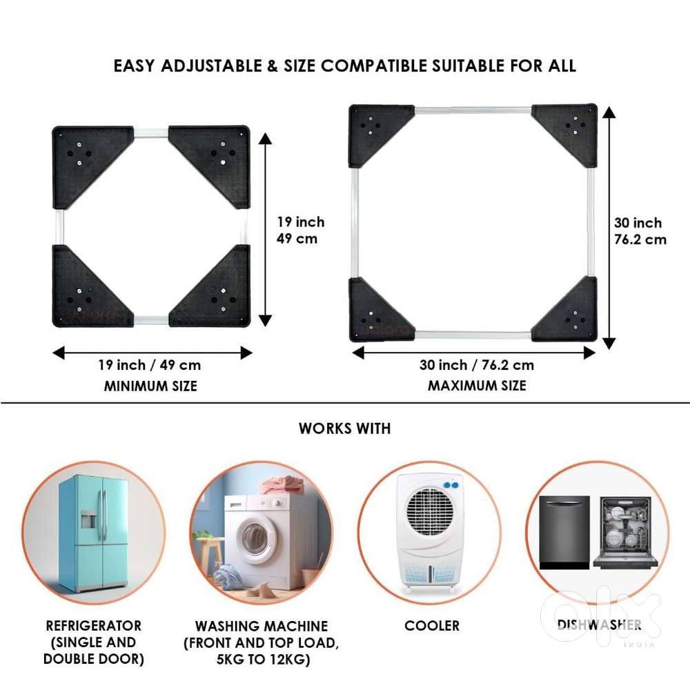 Washing Machine Stand Adjustable Top Load Washing Machine Stands Fridg