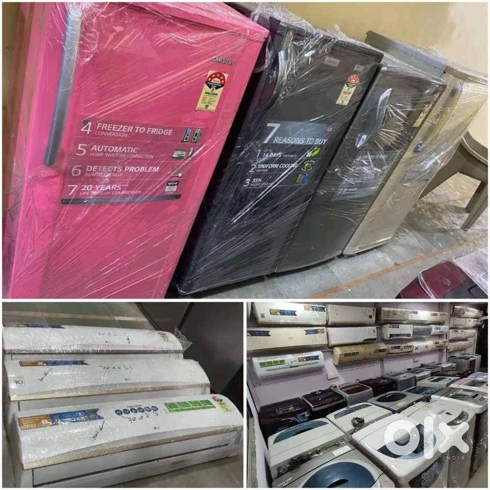 5 YEAR WARRANTY_ FRIDGE WASHING MACHINE AC _FREE DELIVERY _LESS USED