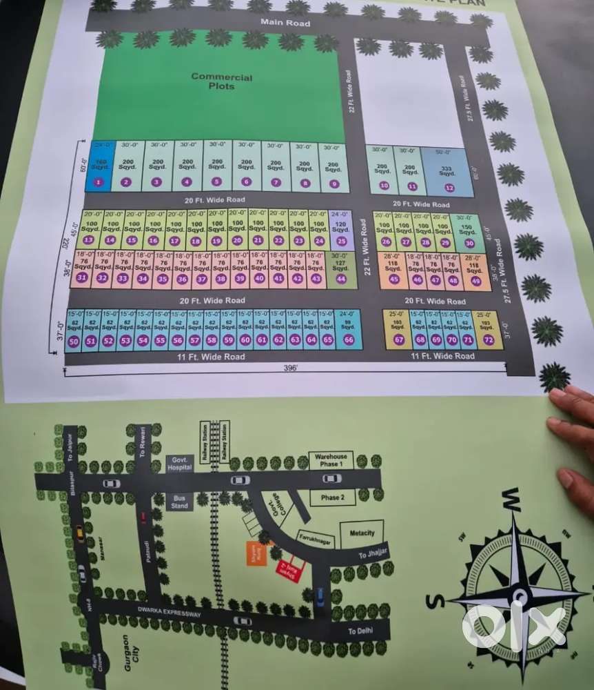 Premium land for sale in a city sided location