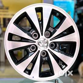 15 INCH DIAMOND CUT ORIGINAL TOYOTA INNOVA ALLOY WHEELS