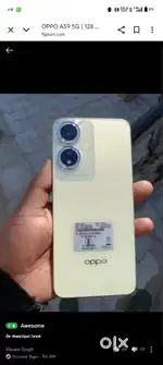 Oppo a59 5g new phone no screch 6 gb ram 128 storege