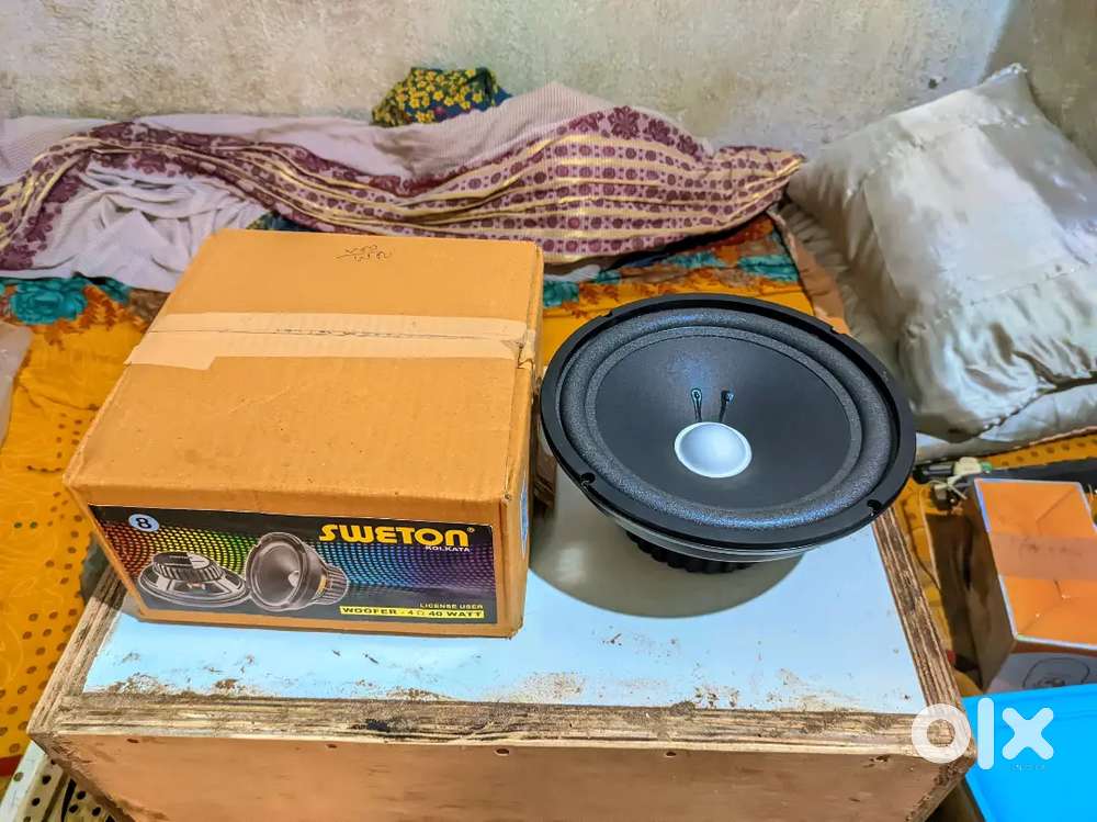 Sweton 8 inch 40watt 4ohms woofer new box pack unit