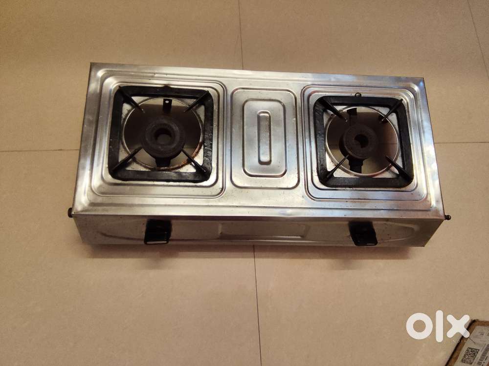 Gas stove double burner