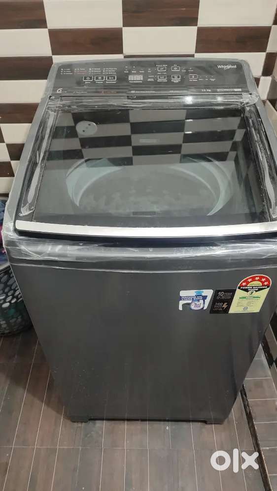 Whirlpool new washing machine with garrenty one year,
