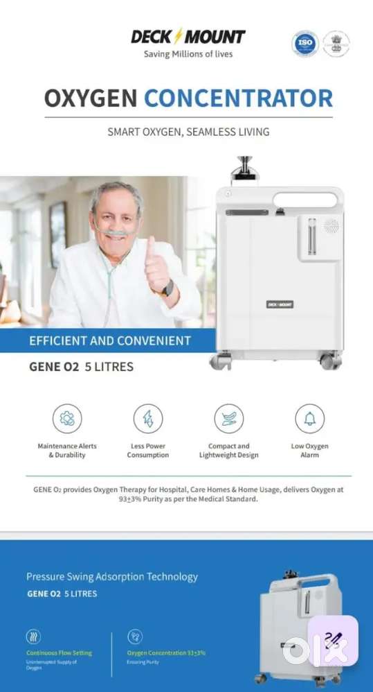 Deckmount Oxygen Concentrator 5 Litres