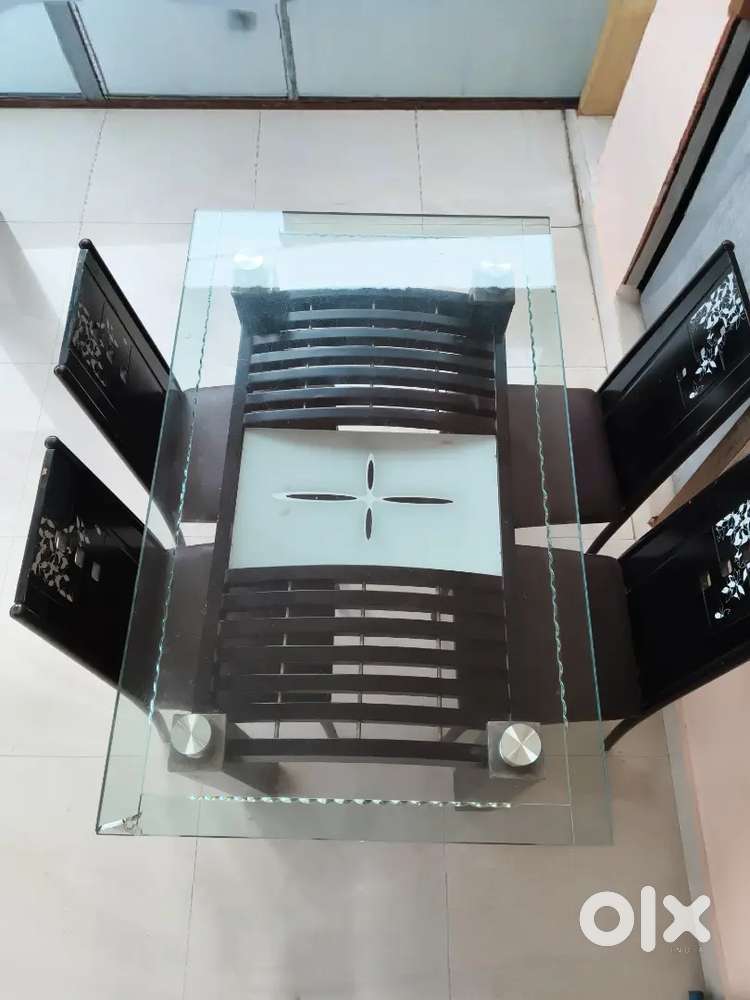 Combo offer of teapoy and dining table furniture