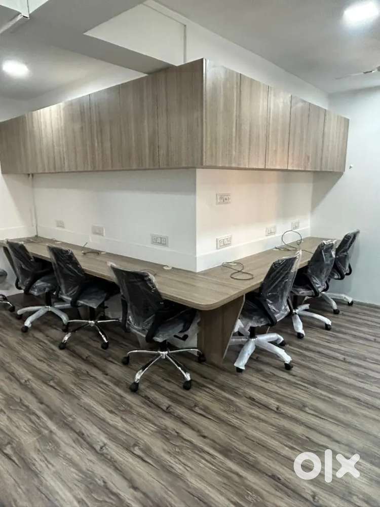 2 Cabin 11 Seating F. Furnished Office Available For Rent In Ambawadi.
