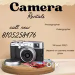 ALL DSLR CAMERA RENT  gopro350/-