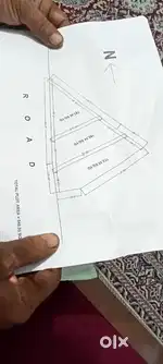 Plot in main road  in main city