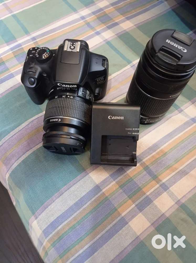 Canon EOS 1300 with 18-55 and 55-250