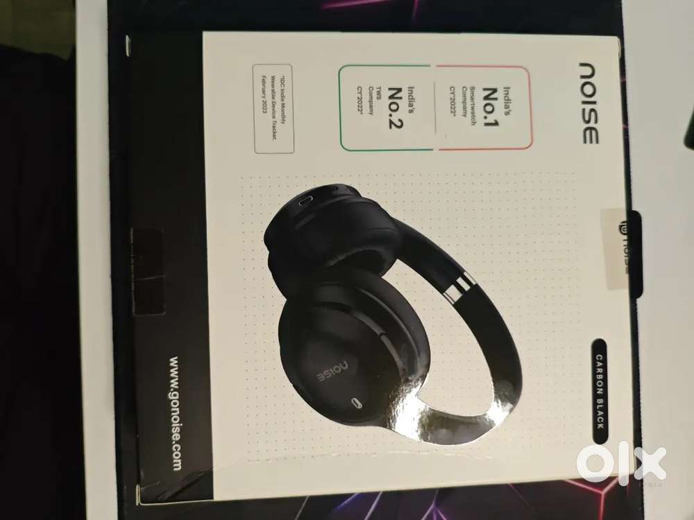 (Unused) Black Noise Airwave Max 4 Wireless Headphones,Box+Accessories