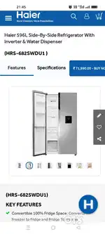 Fridge glass