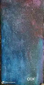 Title: Make it appealing, e.g., Original Galaxy-Themed Abstract Paint