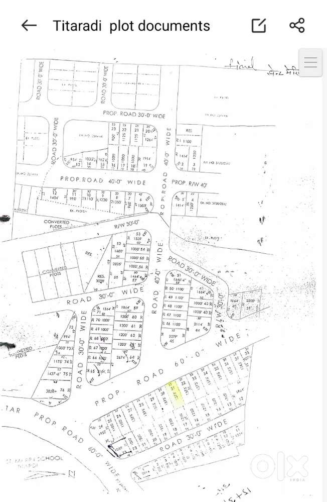 Plot for sale at titardi