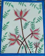 Drawing, mandala, sketch, madhubani