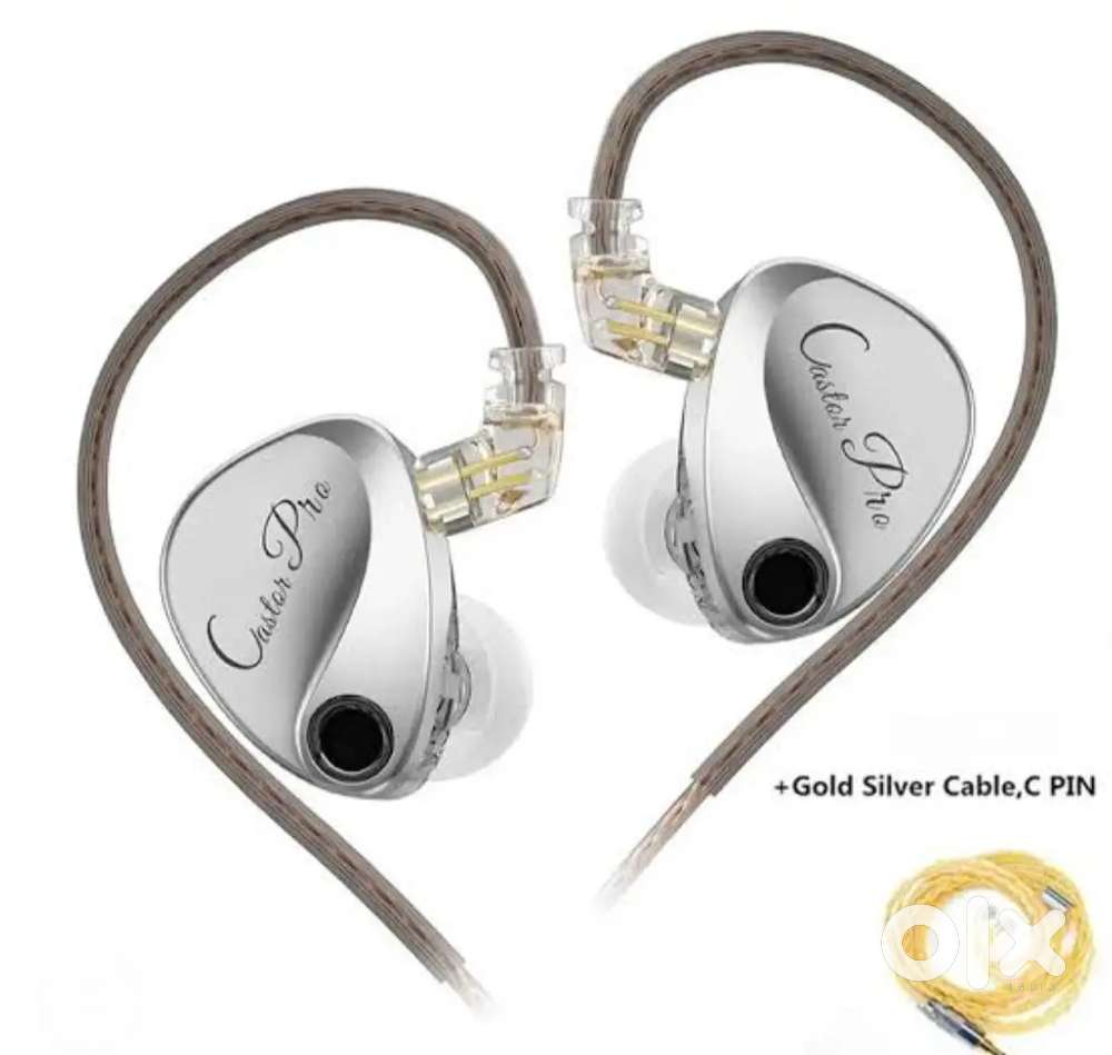 The KZ Castor Pro features dual 10mm dynamic drivers, a four-switch