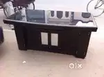 Brand new Office table, 2 visitor chair and 1 Boss revolving office