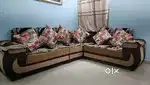 Used L-Shaped Sofa Set in Good Condition