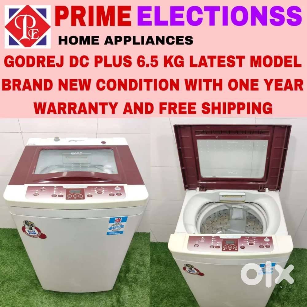 ££ Godrej DC plus 6.5 kg washing machine red & white in new condition