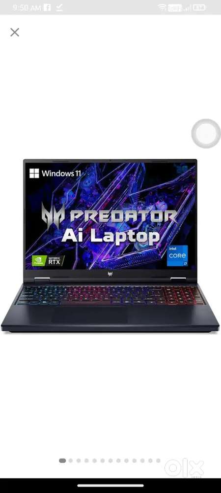 Acer Predator Helios Neo 16  i7 14th gen  Rtx 4050  2025
