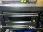 deck oven gas single tray for baking and pizza