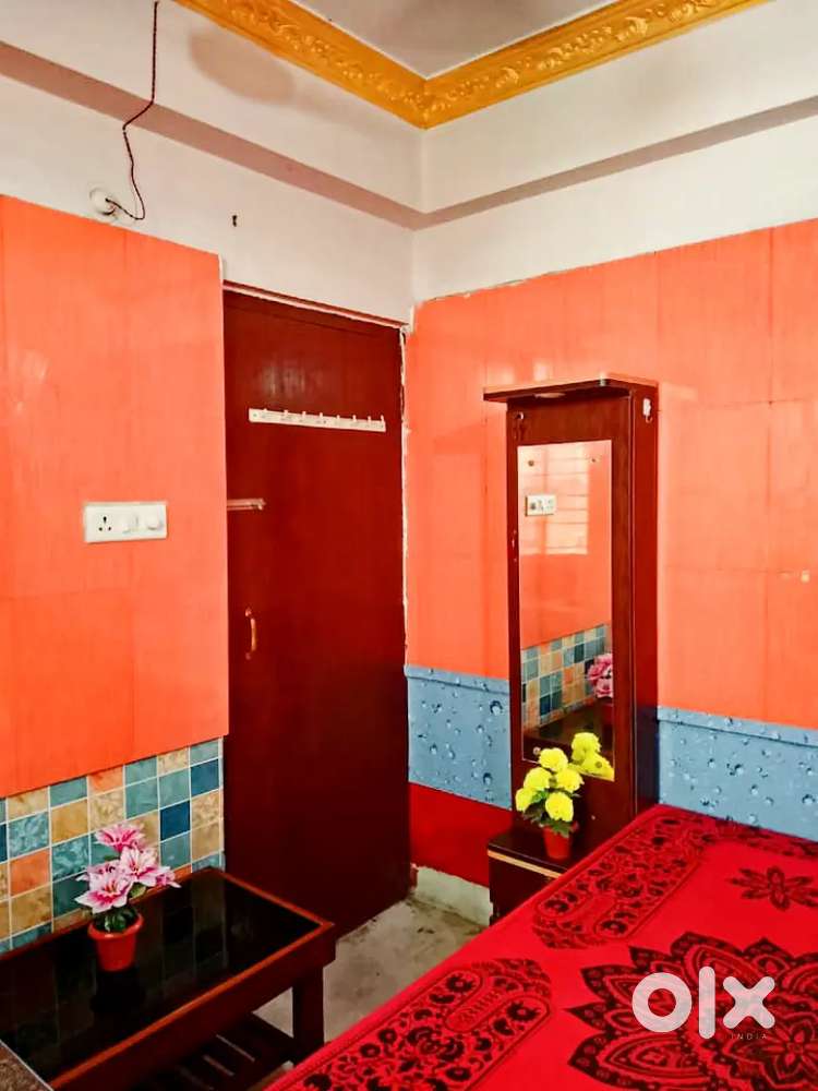 Furnished Single Room With attached kitchen& Bathroom on Main Rd