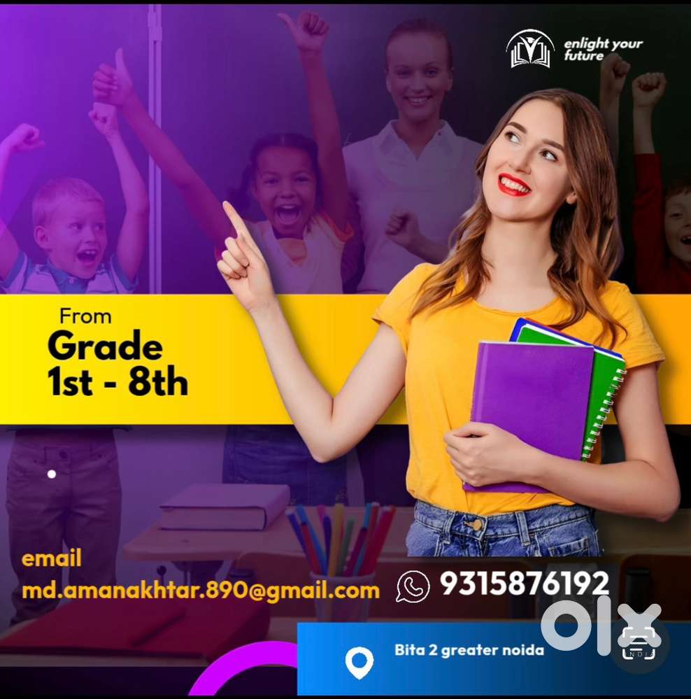 Home tution classes nursery to 8th
