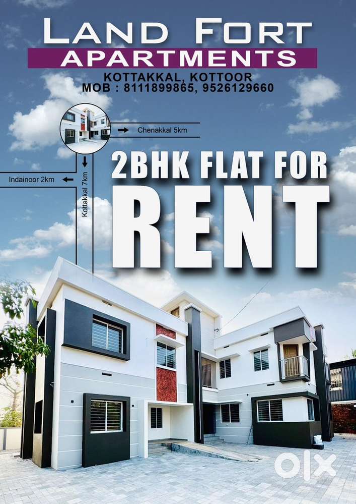 Brand New 2BHK -For rent-Kottakkal Kottoor