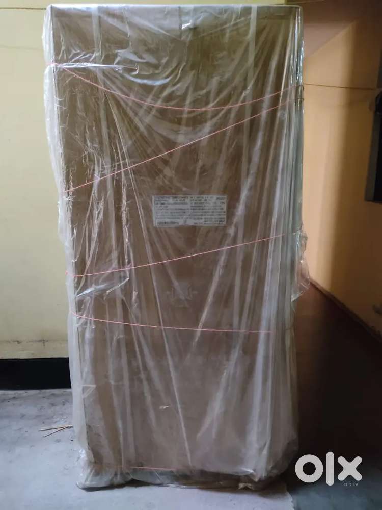 Newly packed refrigerator