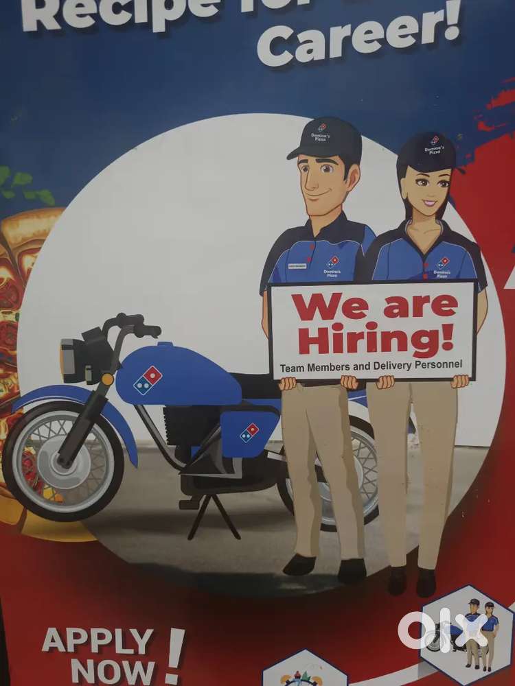 Domino's Pizza delivery boy