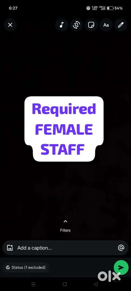 Required femalee staaf
