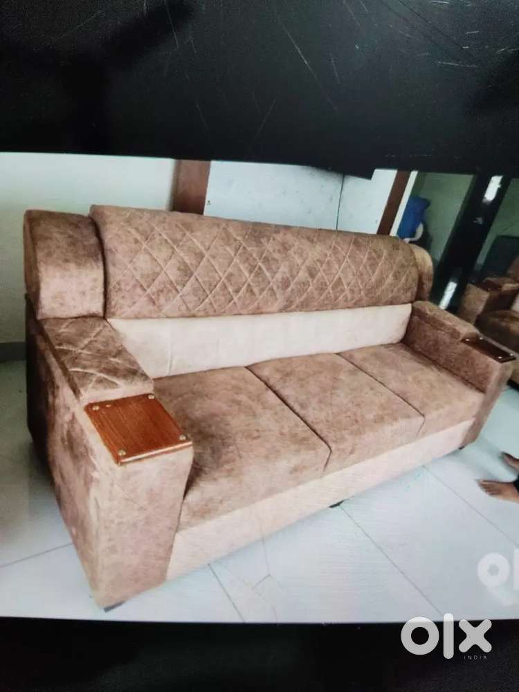 Supreet furniture brand New 3+1+1 box type sofa