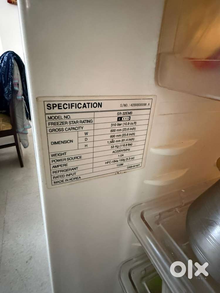 Samsung 310 litre double door fridge