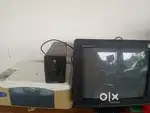 Old Computer screen ,printer ,ups