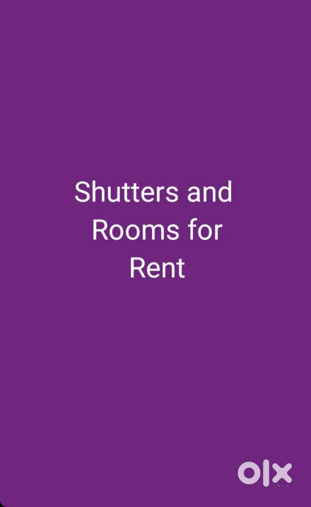 Shutter and rooms for rent