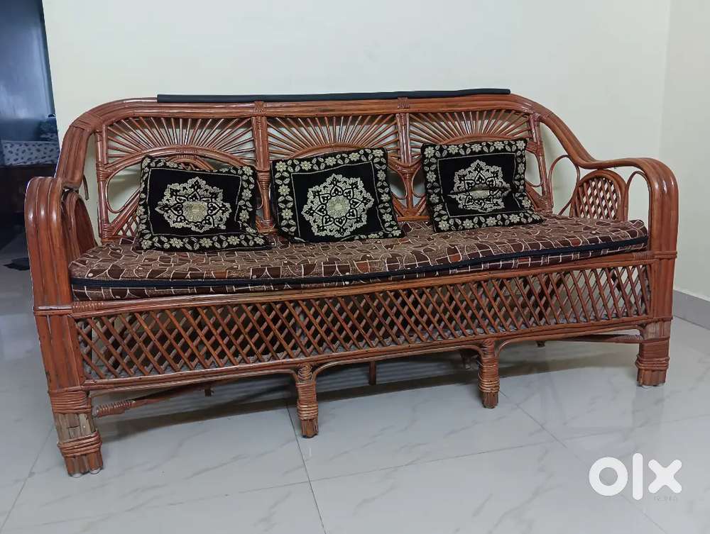 CANE SOFA AND CHAIRS