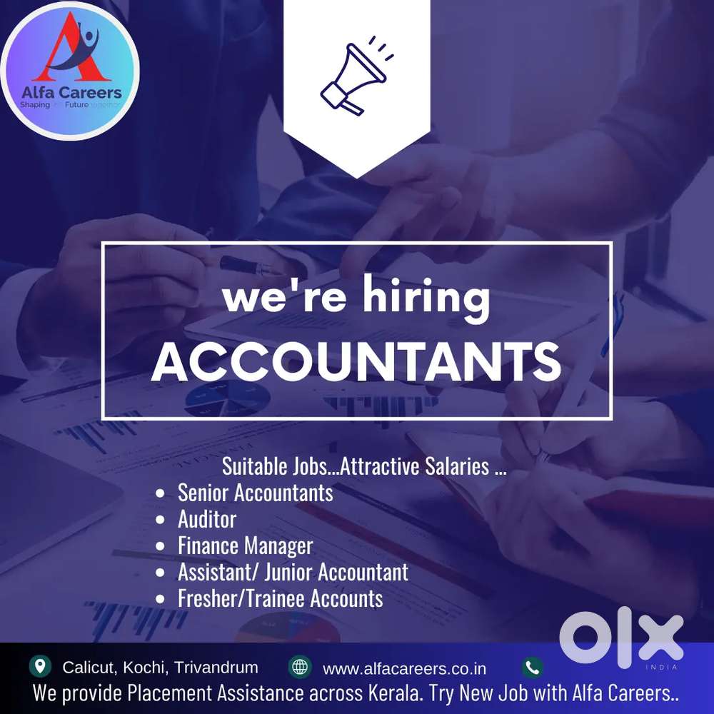 Accountant Vacancy in Clinic-Vadakara-Calicut