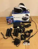 Sony PlayStation VR BUNDLE PS4 WITH 2 MOVE CONTROLLERS, CAMERA AND...