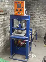 Paper plate hydraulic machine duble dye, All in one