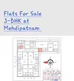 FLATS FOR SALE AT MIGH COLONY MEHDIPATNAM NEAR VIP INTERNATIONAL  SCHL