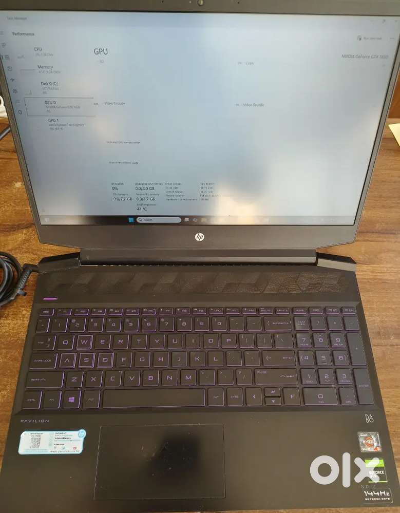 HP Gaming
Ryzen5
GTX 4Gb Graphics