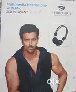 Zebronics Zeb-pleasant multimedia headphone with mic