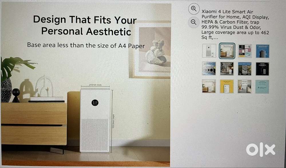 Breathe Easy, Smartly! Xiaomi 4 Lite Smart Air Purifier