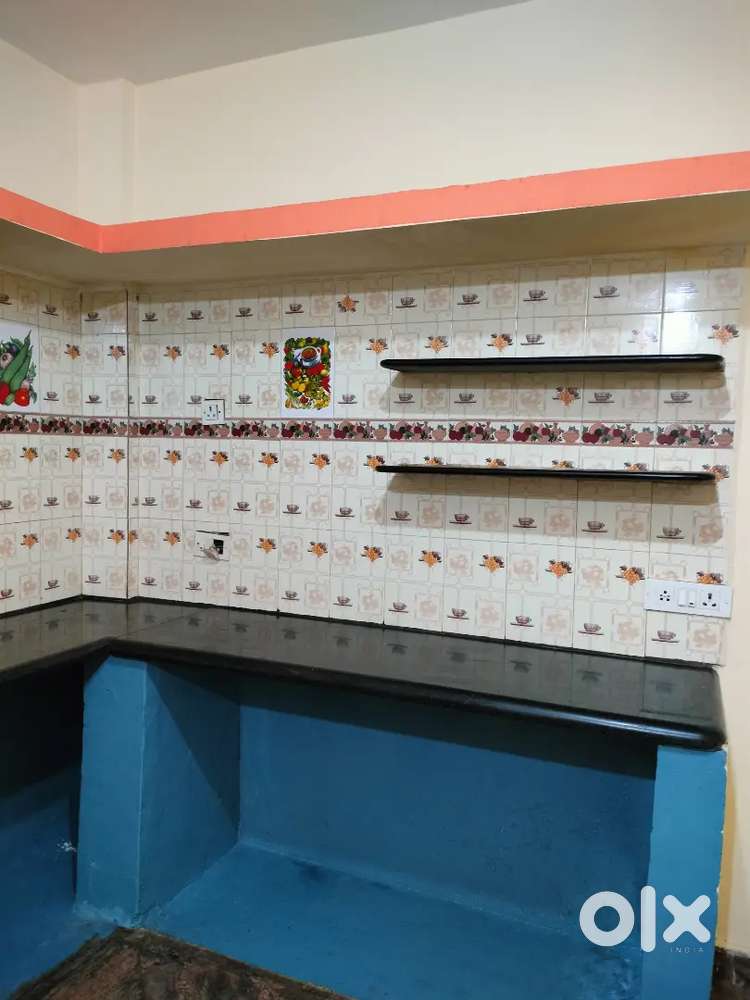 2 bHk independent house semi furnished with 1car-bikeparking 24/7 CCTV