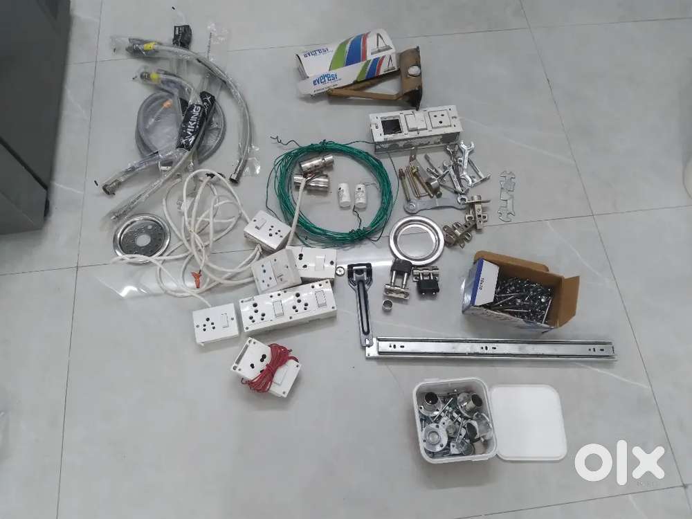 Geyser pipes& switchboards