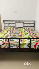 King Size Wrought Iron Bed..